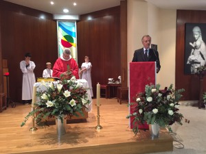 Messe pour la paix suite aux attentats de Paris