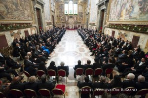 Voeux 2016 du pape au corps diplomatique