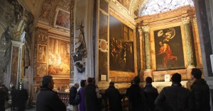 St Louis des Français chapelle des Caravage