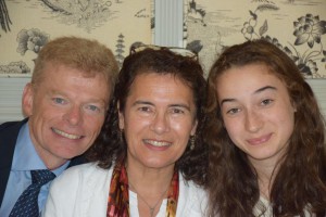 Orietta del Aguila et sa famille