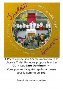 CD 10 ans de la chorale de Düsseldorf