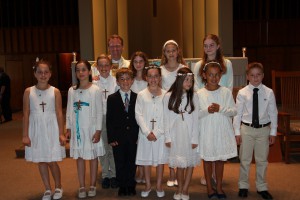 Première Communion  Père Mark Doherty, 22 mai 2016