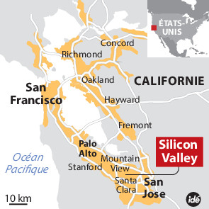 carte silicon valley