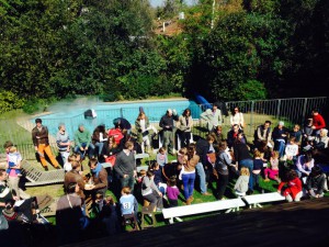 Santiago Messe en plein air