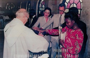 Brasilia Baptême enfants camerounais