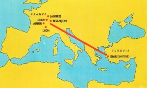 Izmir Carte France-Méditérrannée
