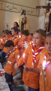 Scout Jérusalem lumière de Bethléem